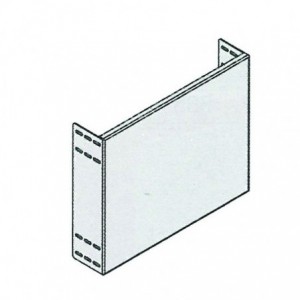 GREY HINGED DB COVER KIT 200x800 C/W 2x 67mmsq CUTOUTS