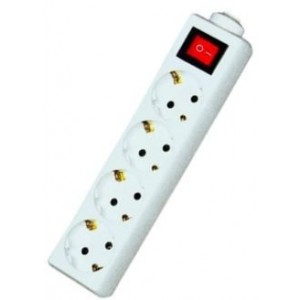 4 Way Schuko Socket Adaptor