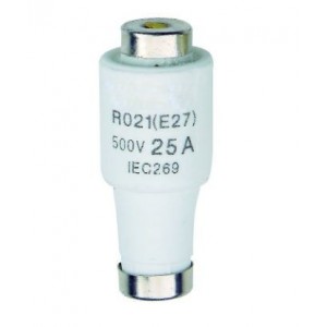 25A E27 Bottle Fuse 500V