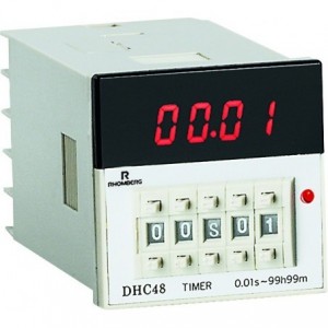 DIGITAL TIMER 0.3 INCH LED 100V-240V 48x48x92mm