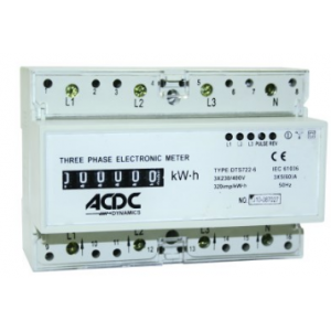 5(60)A 3 PHASE 400V + N kWH METER