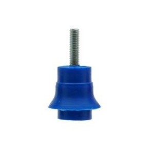 8mm BLUE PLASTIC INSULATOR M-F