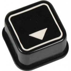 Black Button Single Arrow 90 Deg