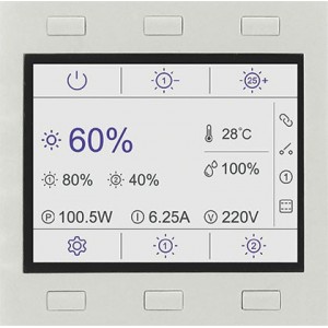200-240VAC Zigbee Multifunctional Wall Switch