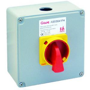 3 Pole Fire Rated Isolator F400 100A- 2 Aux Contacts 1NO+1NC