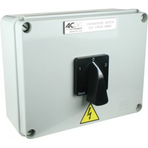 40A 3-POLE Poly Enclosed Changeover Switch IP56