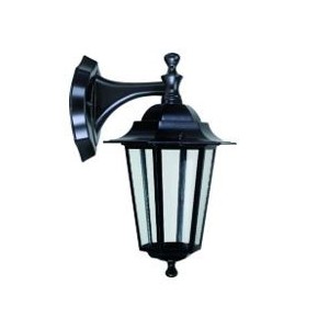 Black Die Cast Wall Mount Light Fitting 60W