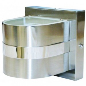 230VAC ALUMINIUM UP/DOWN LIGHT FITTING 2x13W Gx53
