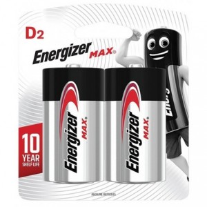 Energiser Max Battery D 1.5V LR20 (pack Of 2)