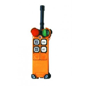 TELECRANE 4 BUTTON SINGLE SPEED C/W EMG STOP &amp; ON/OFF S/SW