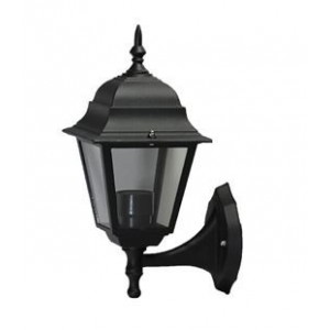 Black Die Cast Wall Mount Light Fitting 60W
