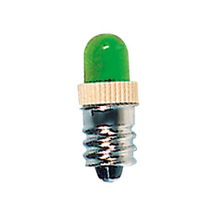 Green E10 1 Chip LED 115VAC/DC