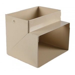 Horizontal Bend Single Comp. Skirting Carrier Beige