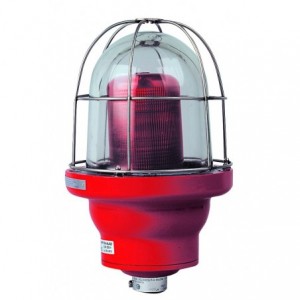 12/24VAC/DC Red EXPLOSION-PROOF Xenon Beacon IP66