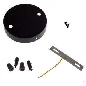2 Way White Ceiling Rose Kit Dia 120MM