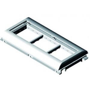 6 Gang Adaptor C/W Cover Plate For Trunking 185X50
