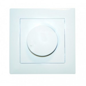 Dimmer Switch 500W White For 3X3 Box