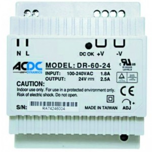 100-240VAC 12VDC 5.0A Din Mount Psu.