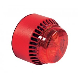 12VDC SIREN/BEACON Red Deep Base 2TONES IP65