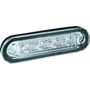 12/24VDC LED FITTING YELLOW 24.7x90x14.3MM