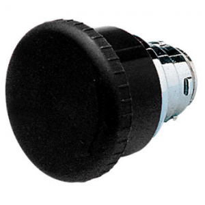 BLACK EMERG PBTN TWIST REL HEAD 40mm DIA