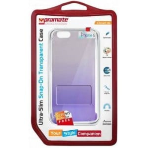 Promate 6959144014272 Cloud-i6 Ultra-Slim Snap-On Case with Dual Transparent Colors for iPhone 6  