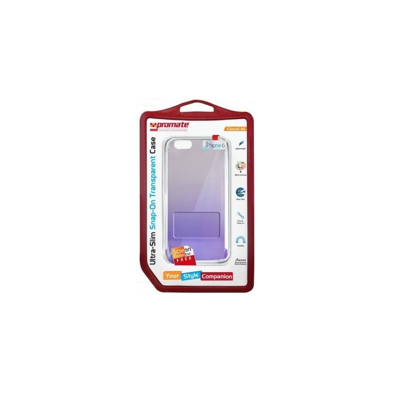 Promate 6959144014272 Cloud-i6 Ultra-Slim Snap-On Case with Dual Transparent Colors for iPhone 6  