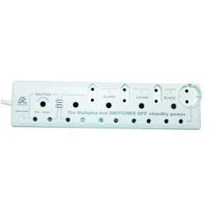 5X Rsa 3PIN And 5X Euro MASTER/SLAVE Extender Plug