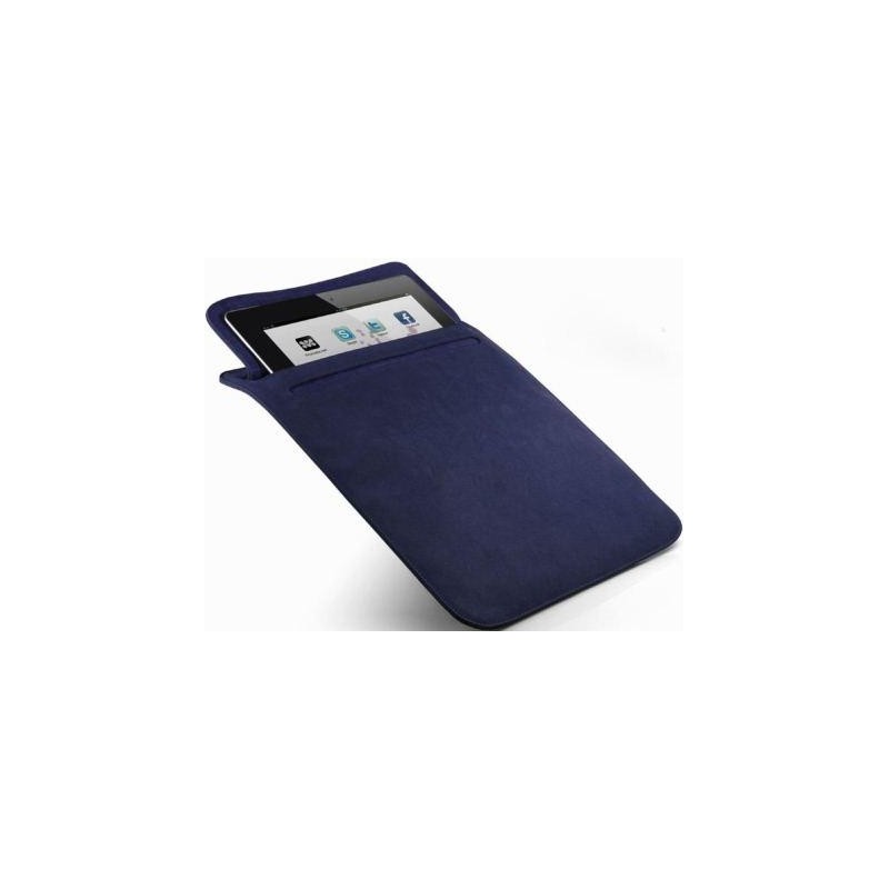 Promate 2161815981323 iSleeve.1 ipad Premium Protective Vertical Shamwa Leather Case With Extra Pocket 