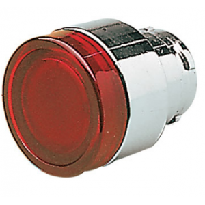 Red Illm Pushbutton Head