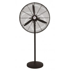 26" 3-SPEED Pedestal Oscillating Industrial Fan 130W