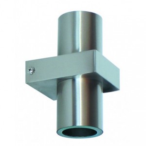 STANLESS STEEL GU10 2x35W LIGHT FITTING