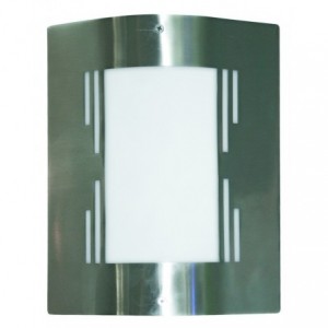 Stanless Steel E27 60W/CFL Light Fitting