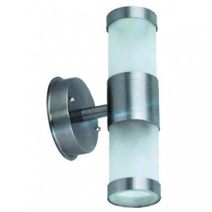 STANLESS STEEL G9 2x25W LIGHT FITTING