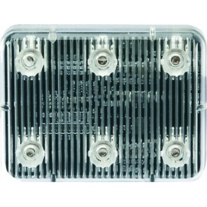 SELF ADH. WHITE-6xLED DIR. LIGHT-TRIANGLE-12-24VDC-0.9A-360L