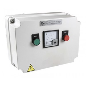 4kW 400V S-D STARTER +AMM GREY POLY IP56 240V COIL