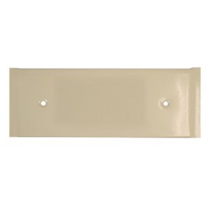 Blank Outlet Cover For Steel Power Skirting Carrier Beige