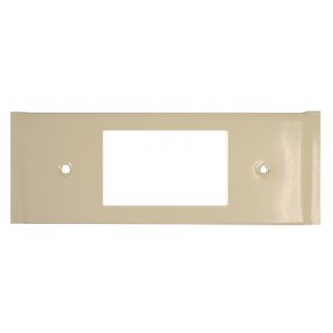 45X45 Outlet Cover For Steel Power Skirting Carrier Beige