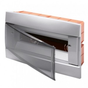 FLUSH DB 1x12M TITANIUM SMOKED DOOR IP40