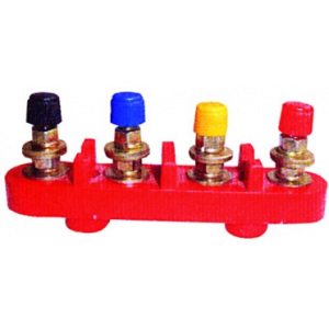 3PH+N Smc Busbar Supports 120X25X21MM C/W M6X23 Terminal Pos