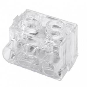 Terminal Block 4 Way Transparent 76 Amps