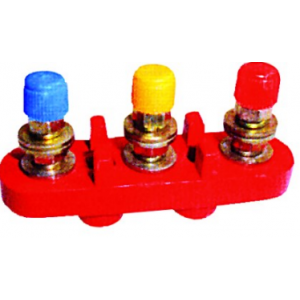 3PH Smc Busbar Supports 90X25X21MM C/W M6X23 Terminal Posts