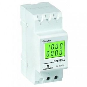 230VAC COUNTER &amp; HOUR METER WITH BACKUP 8 DIGIT LCD