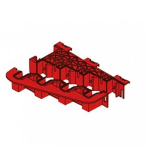4-POLE STEPPED HOLDER FOR 400/800A PROFILED BUSBAR 35kA