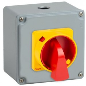 3 Pole Fire Rated Isolator F400 25A- 2 Aux Contacts 1NO+1NC