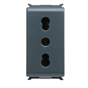 Playbus 2P+E 16A Dual Italian Socket Outlet
