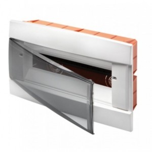 FLUSH DB 1x12M WHITE SMOKED DOOR IP40