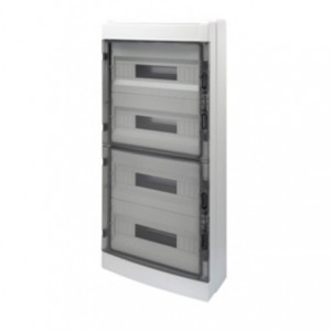 SURFACE DB 92MOD 4x18M SMOKED DOOR IP65
