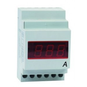 Digital Voltmeter 0-300VDC 230VAC Din Mount