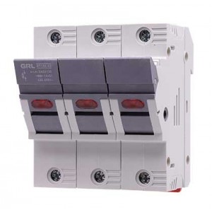 14X51 Fuse Base 3 Pole 63A 400/690VAC C/W LED Ind.